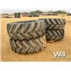 Image 2 : (4) 710/70R38 TRACTOR TIRES