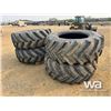 Image 3 : (4) 710/70R38 TRACTOR TIRES
