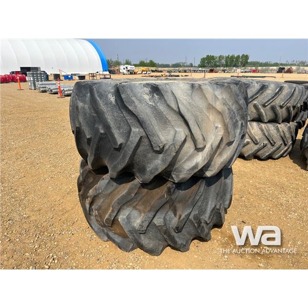 (2) GOODYEAR 30.5L-32 TRACTOR TIRES & RIMS