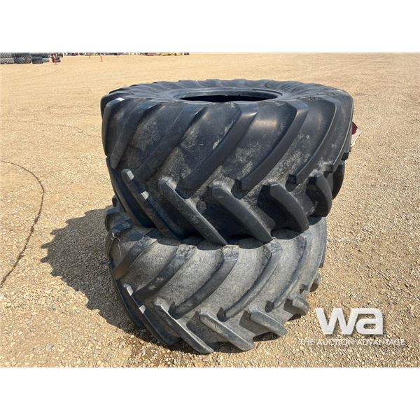 (2) MICHELIN 750/65R26 TIRES
