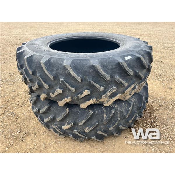 (2) GOODYEAR 20.8R38 TRACTOR TIRES