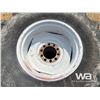 Image 6 : (2) FIRESTONE 16.9-24 TRACTOR TIRES & RIMS