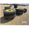 Image 3 : (4) FIRESTONE 385/85R34 SPRAYER TIRES & RIMS