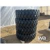 Image 2 : (4) GRIZZLY E-3/L-3 NEW 20.5-25 LOADER TIRES