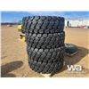 Image 4 : (4) GRIZZLY E-3/L-3 NEW 20.5-25 LOADER TIRES