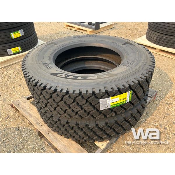 (2) GRIZZLY 11R24.5-16PR TRUCK DRIVE TIRES