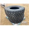 Image 3 : (2) GOODYEAR 425/65R22.5 STEERING TIRES