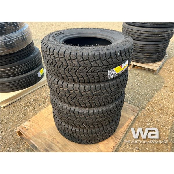 (4) GRIZZLY LT275/70R18 10 PR TIRES