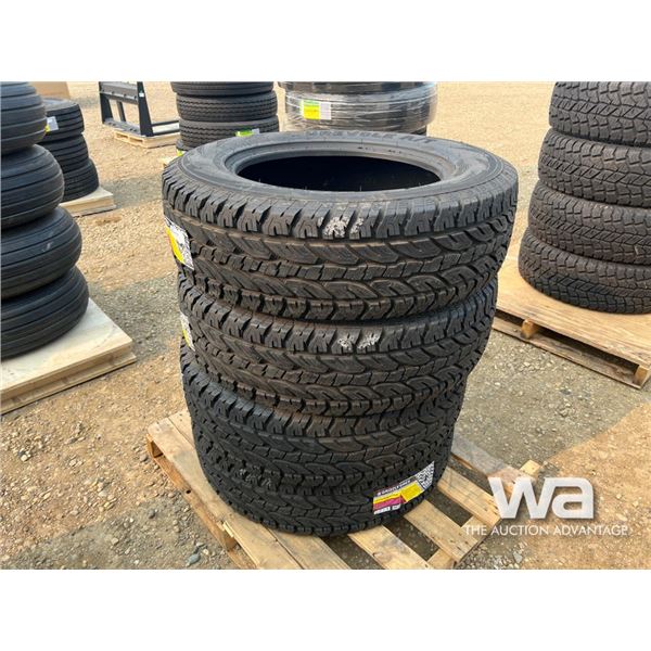 (4) GRIZZLY LT275/65R20 10 PR TIRES