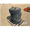Image 2 : (4) LT265/70-R17 TIRES ON DODGE RIMS