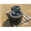 Image 2 : (4) PIRELLI 195/65R15 STUDDED TIRES & RIMS