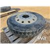 Image 3 : 11R24.5 TRUCK TIRE & ALUMINUM RIM