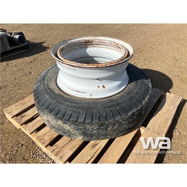 9.00-20  TRUCK TIRE & STEEL RIM