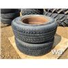 Image 2 : (2) GENERAL GRABBERS 255/70R17 TIRES & RIMS