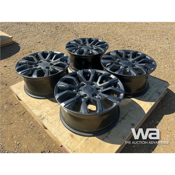 (4) 17 IN. X 9 IN. 6-BOLT RIMS