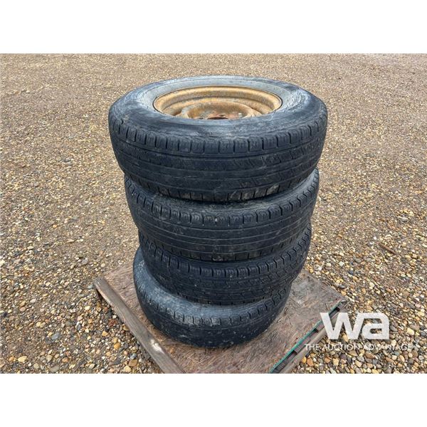 (4) 225/75R15 TIRES