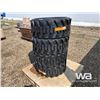 Image 1 : (4) WRANGLER 12-16.5 SKID STEER TIRES