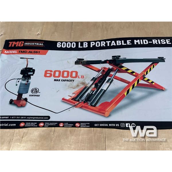 TMG MID-RISE PORTABLE AUTOMOTIVE SCISSOR LIFT