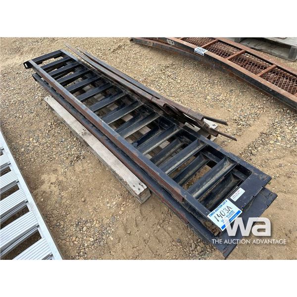 HEAVY DUTY STEEL RAMPS, METAL/PLYWOOD RAMPS