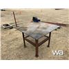 Image 2 : 4 FT. X 4 FT. STEEL TABLE WITH VISE