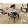 Image 4 : 4 FT. X 4 FT. STEEL TABLE WITH VISE