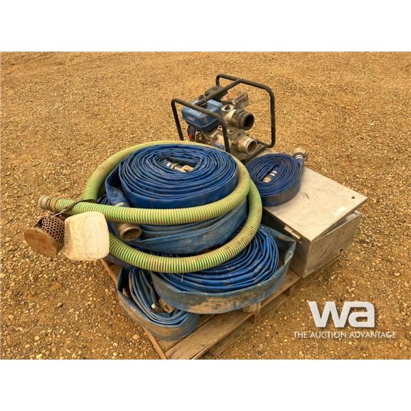 PALLET OF 3 IN. LAY FLAT HOSE
