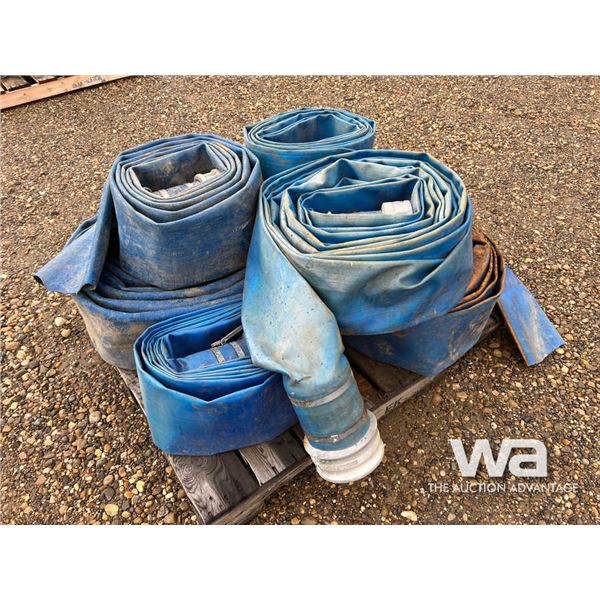 PALLET OF 6 IN. LAY FLAT HOSE