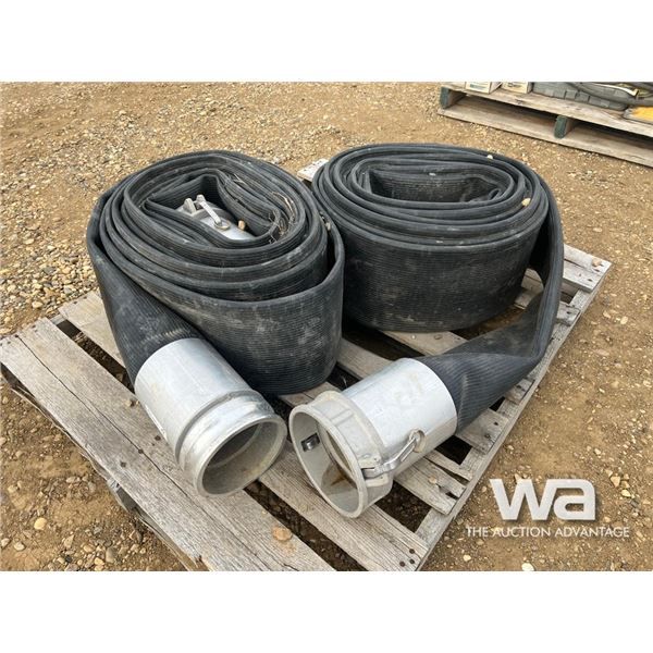 (2) 6 IN. NBR DISCHARGE HOSE