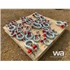 Image 1 : PALLET OF VARIOUS SIZED SHACKLES