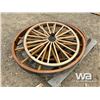 Image 1 : WOODEN WAGON WHEELS