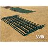 Image 3 : (3) 9 FT. GREEN STEEL PANELS