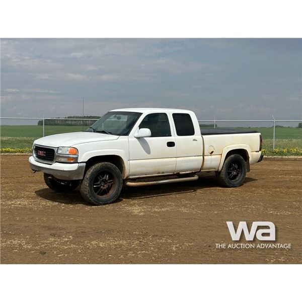 1999 GMC SIERRA 1500 SLE EXTENDED CAB PICKUP