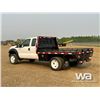 Image 4 : 2012 FORD F550 XL E-CAB FLATBED PICKUP