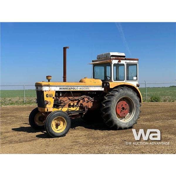 MINNEAPOLIS MOLINE G707 PROPANE TRACTOR