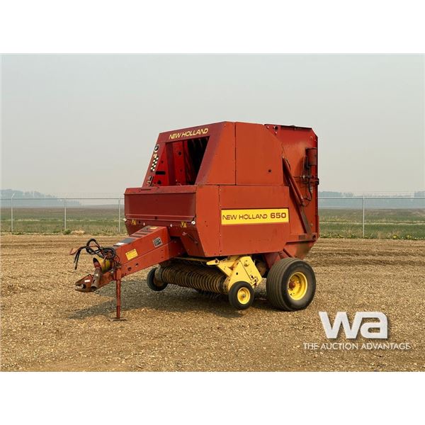 1991 NEW HOLLAND 650 ROUND BALER