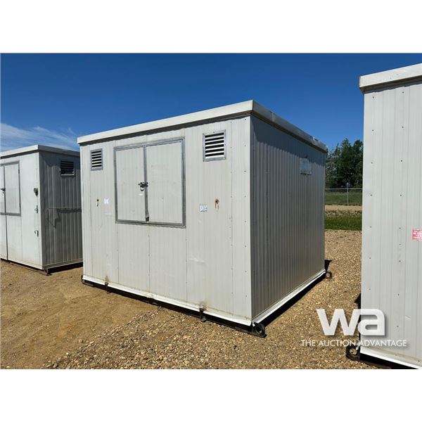 10 X 12 FT. INSULATED METAL STORAGE SHED