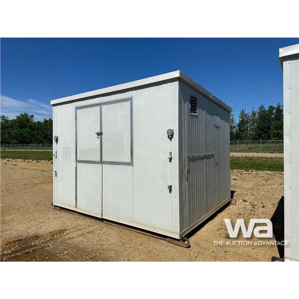 10 X 12 FT. INSULATED METAL STORAGE SHED