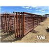 Image 2 : (5) 24 FT. X 6 FT. 5 BAR FREESTANDING PANELS