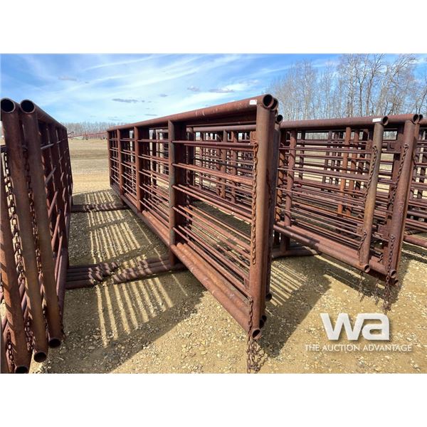 (5) 24 FT. X 6 FT. 5 BAR FREESTANDING PANELS