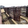 Image 3 : (5) 24 FT. X 5 FT. 4 BAR FREESTANDING PANELS