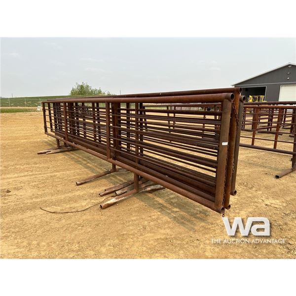 (5) 24 FT.  & (1) 24 FT. LIVESTOCK PANEL W/GATE