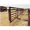 Image 2 : (2) 24 FT. LIVESTOCK PANELS WITH 9 FT. GATE