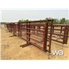 Image 3 : (2) 24 FT. LIVESTOCK PANELS WITH 9 FT. GATE