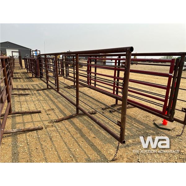(1) 24 FT. LIVESTOCK PANEL WITH 9 FT. GATE