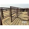 Image 2 : (1) 24 FT. LIVESTOCK PANEL WITH 9 FT. GATE