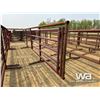 Image 3 : (1) 24 FT. LIVESTOCK PANEL WITH 9 FT. GATE