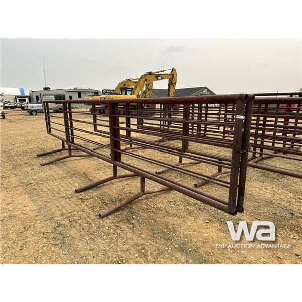 (2) 16 FT. LIVESTOCK PANELS WITH 8 FT. GATE