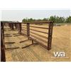 Image 3 : (2) 16 FT. LIVESTOCK PANELS WITH 8 FT. GATE