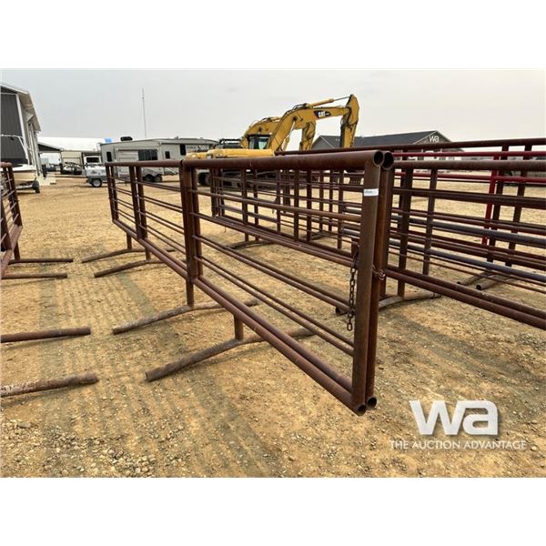 (2) 16 FT. LIVESTOCK PANELS WITH 8 FT. GATE