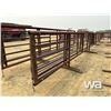 Image 2 : (2) 24 FT. LIVESTOCK PANELS WITH 9 FT. GATE
